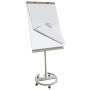 Chevalet tableau blanc mobile pour paperboard laqué et magnétique