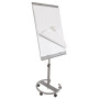 Chevalet tableau blanc mobile pour paperboard laqué et magnétique