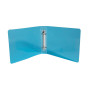 Classeur 165x240 2anx 25mm Crystal bleu