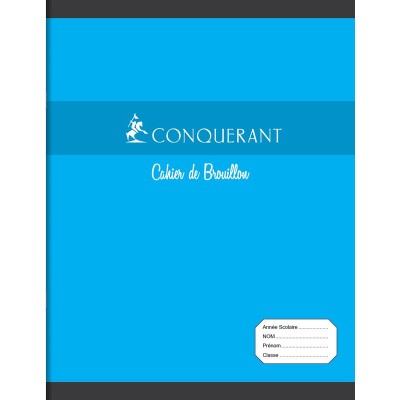 CAHIER CONQUERANT 7 AGRAFE 170X220 96P 60G SEYES
