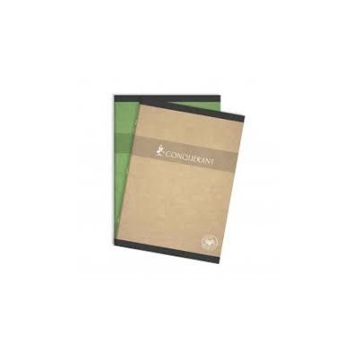 CAHIER CONQUERANT 7 AGRAFE 210X297 96P 70G SEYES RECYCLE