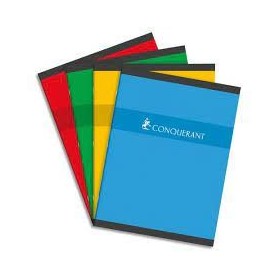 CAHIER CONQUERANT 7 AGRAFE 240X320 192P 70G SEYES
