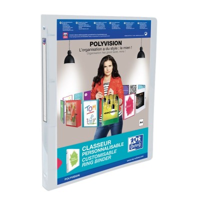 CLASSEUR OXFORD POLYVISION A4 D20 4AN -O PP TRSL INCOLORE