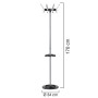 PORTEMANTEAUX CYPRES GRIS METAL