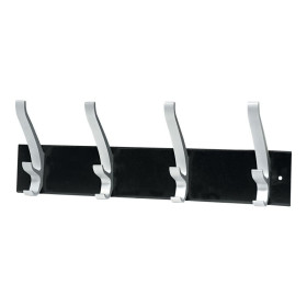 PATERE CYPRES NOIR 4 TRIPLES ACCROCHES