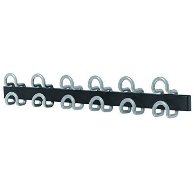 PATERE FIL MULTIPLE GRIS 6 DOUBLES ACCROCHES
