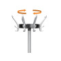 PORTEMANTEAUX CYPRES GRIS METAL