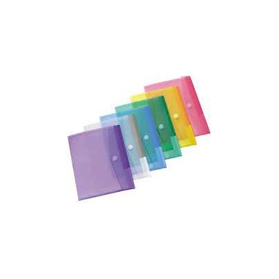 TARIFOLD porte documents à Velcro A4 TCollection en PP 20/100e coloris assortis