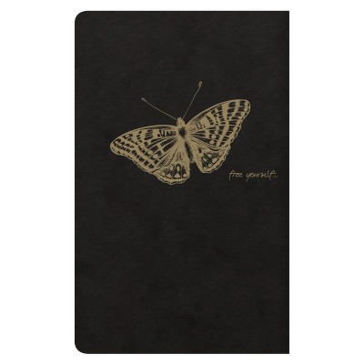 Flying Spirit Black carnet piqûre textile 7,5x12cm 48p ligné motifs assortis pap