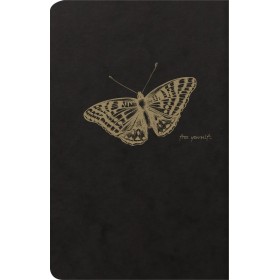 Flying Spirit Black carnet piqûre textile 11x17cm 96p ligné motifs assortis papi
