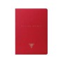 Flying Spirit Red carnet piqûre textile 7,5x12cm 48p ligné motifs assortis papie