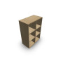 CAMILLE STRUCTURE 6 MULTICASES H112,3XL80,7XP43,2CM