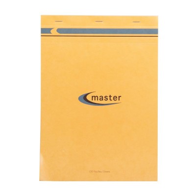 Bloc Master Orange agrafé 100F 70g 21x29,7 Q.5x5