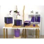 Corb courrier MIDI-COMBO violet glossy