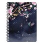 Sakura dream, Cahier reliure intégrale, A5 - 14,8 x 21 cm, 148 pages, ligné, ass