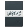 Ingres, Carnet cousu fil A5 - 14,8 x 21 cm, 96 pages, ligné, avec bandeau, ass.