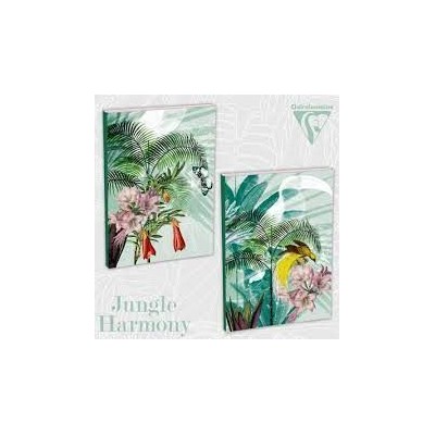 Jungle harmony, Carnet broché A5 - 14,8 x 21 cm, dos toilé, couverture rigide, 1