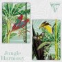 Jungle harmony, Carnet rembordé rigide A5 - 14,8 x 21 cm, 96 pages, ligné, ferme