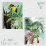 Jungle harmony, Carnet reliure intégrale A5 - 14,8 x 21 cm, 148 pages, ligné, as