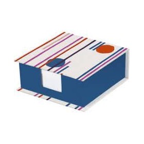 Punchy line, Bloc cube papier 11 x 11 x 4 cm contenant 300 feuillets unis