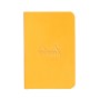 Rhodiarama 2 Minibooks souples ORANGE&JONQUILLE 7x10,5cm 64p L pap. ivoire 90g