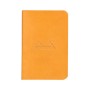 Rhodiarama 2 Minibooks souples ORANGE&JONQUILLE 7x10,5cm 64p L pap. ivoire 90g
