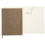 Rhodiarama cahier souple TAUPE A4+ 160p ligné papier ivoire 90g