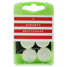 BTE 4 AIMANTS F18 BLANC