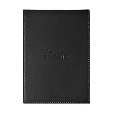 Rhodia ePURE porte-bloc BLACK avec porte-crayon +bloc N°13 Q.5x5