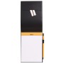 Rhodia ePURE porte-bloc BLACK avec porte-crayon +bloc N°16 Q.5x5