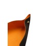 Rhodiarama vide-poche réversible simili cuir italien O&B réversible 12x12x4,5cm
