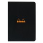 Cahier piqué BLACK Rhodia Classic 21x29,7cm 96p ligné non détachables 80g