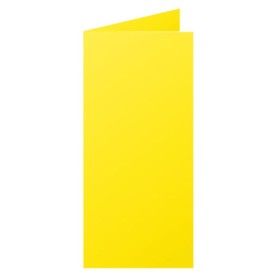 Paquet de 25 cartes pliée Pollen 106x213 jaune soleil