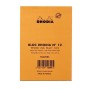 Bloc agrafé Rhodia ORANGE N°12 8,5x12cm 80f ligné 80g