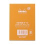 dotPad - bloc agrafé Rhodia ORANGE N°12 8,5x12cm dot 80f 80g