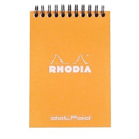 Bloc RI Rhodia Classic ORANGE 10,5x14,8cm 80f dot microperf. 80g