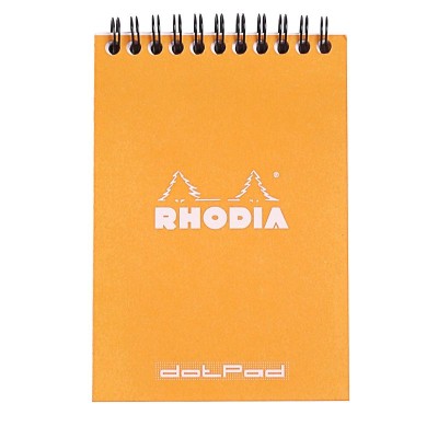 Bloc RI Rhodia Classic ORANGE 10,5x14,8cm 80f dot microperf. 80g
