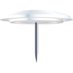 BTE 40 PUNAISES 10MM BLANC