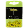 BTE 40 PUNAISES 10MM JAUNE