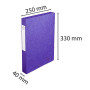 CARTOBOX Nature Future Carte L.D40 MAUVE