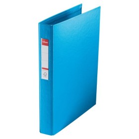 Classeur 4 anneaux carton recouvert PP standard 35 mm VIVIDA Esselte, Bleu