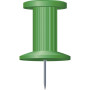 BTE 25 EPINGLES PUSH-PINS 10MM VERT
