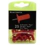 BTE 25 EPINGLES PAPIC 10MM ROUGE
