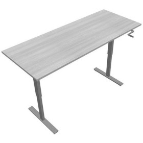 BUREAU AXEL RECT. L200XP80 CM- EP25 MM MG - STRUCTURE SG - SYST.MANIVELLE