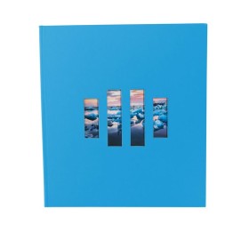 Album livre 60p noir 29x32cm MILANO Bleu
