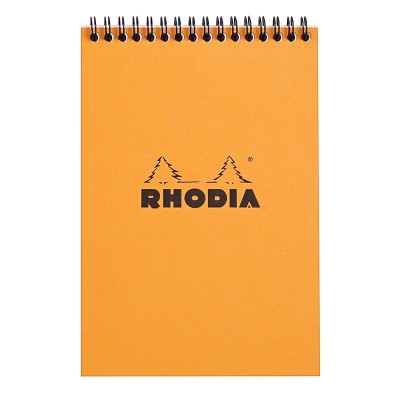 Bloc RI Rhodia Classic ORANGE 14,8x21cm 80 f Q.5x5 microperf. 80g
