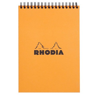 Bloc RI Rhodia Classic ORANGE 14,8x21cm 80f ligné microperf. 80g