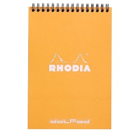 Bloc RI Rhodia Classic ORANGE 14,8x21cm 80f dot microperf. 80g