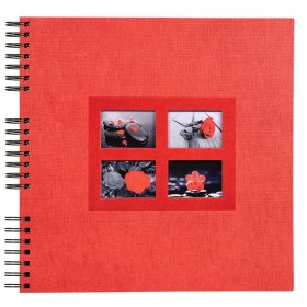 Album à spirales PASSION 32x32cm rouge