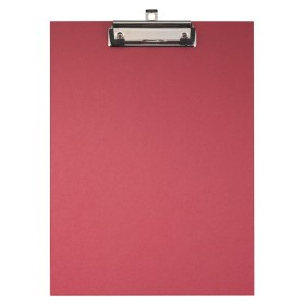 Porte-bloc papier enduit A4 rouge